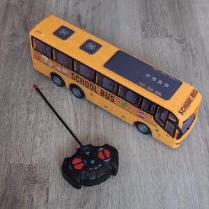 Remote Control School Bus Toy - Yellow